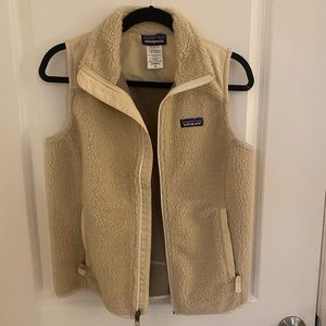 Patagonia Sherpa Vest Cream Size Medium